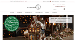 Desktop Screenshot of department56.com